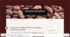 Desktop Screenshot of dreamsofmyfava.com